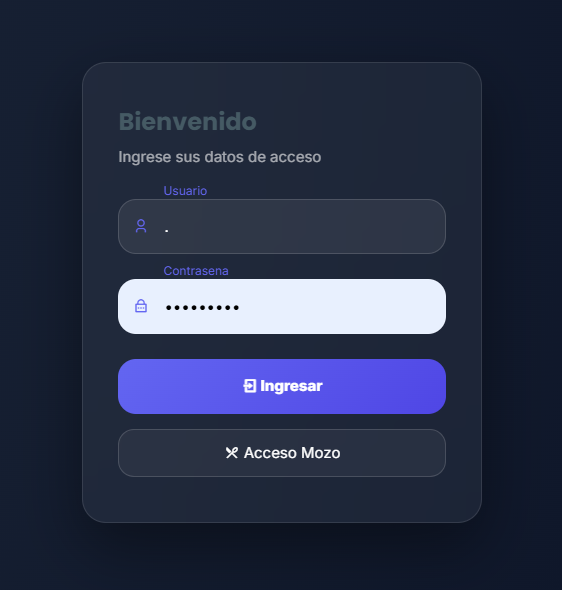 Login Multi Mozo